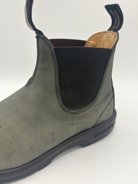 Blundstone Olive Green Chelsea Work Boots main image 12